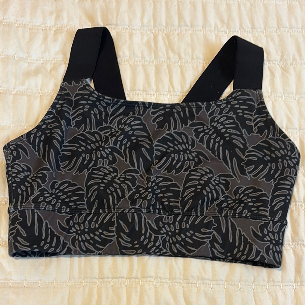Merrell Black Sports Bra with Racerback Design - Picture 2 of 2